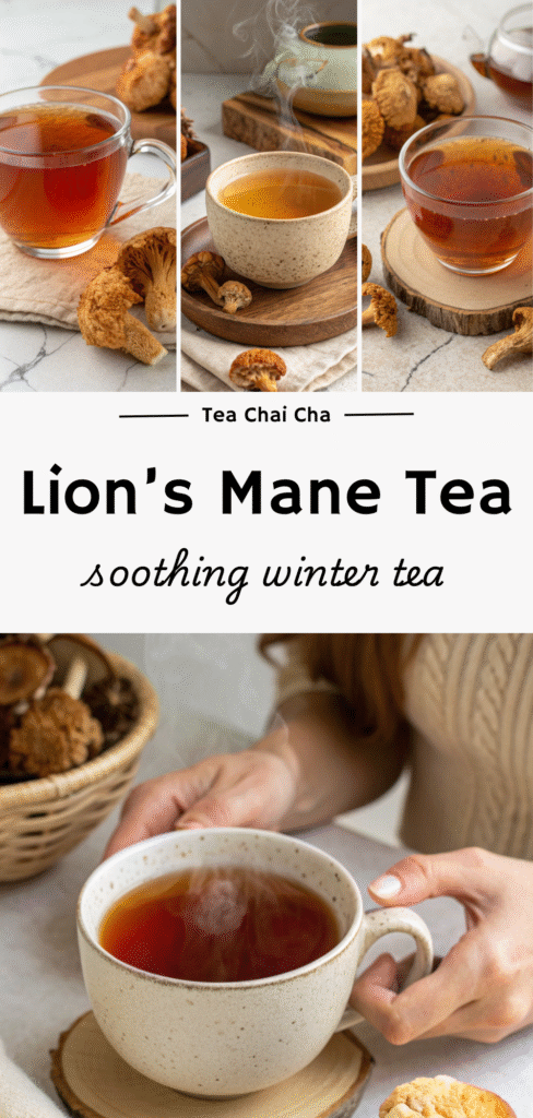 Lion's mane mushroom tea