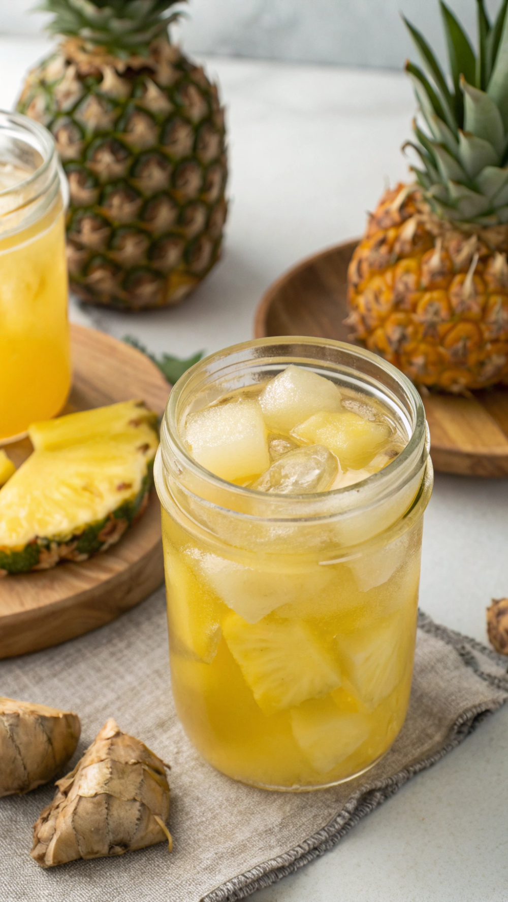 Pineapple Ginger Iced Tea